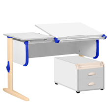 парта дэми сут-25-03 120 см раздельная с тумбой Дэми СУТ-25-03